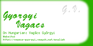 gyorgyi vagacs business card